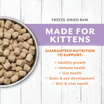 Instinct Raw Longevity Freeze-Dried Chicken Meals Kitten Dry Food 9.5oz